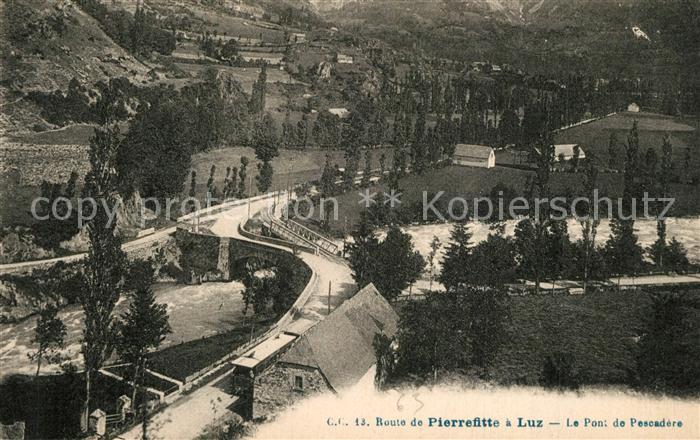 Pierrefitte-Nestalas Route de Pierrefitte a Luz Pont de Pescadère