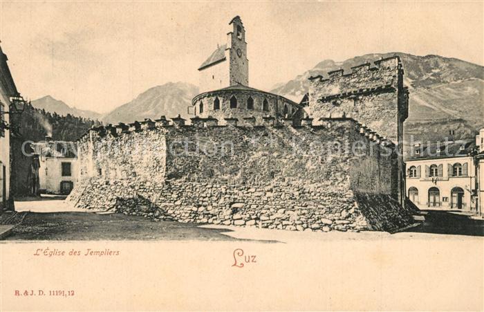 Luz-Saint-Sauveur Hautes Pyrenees Eglise des Templiers