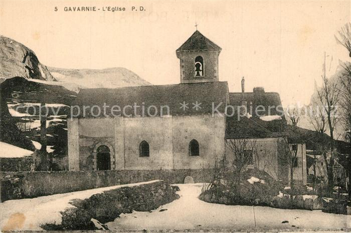 Gavarnie Hautes-Pyrenees Eglise