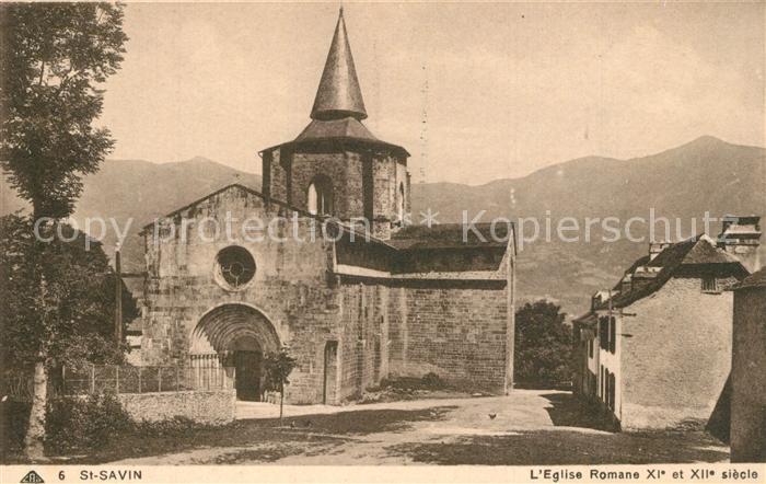 Saint-Savin Hautes-Pyrenees Eglise Romane XI et XIIe siècle