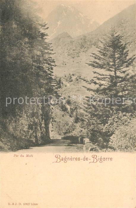 Bagneres-de-Bigorre Panorama Pic du Midi