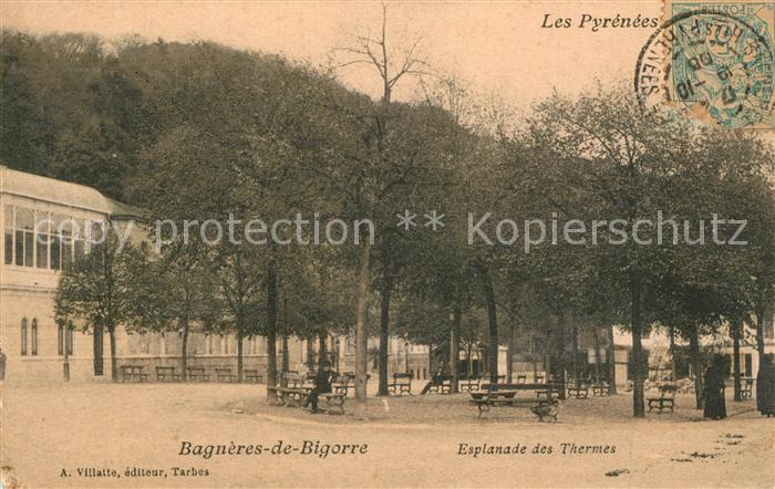Bagneres-de-Bigorre Esplanade des Thermes