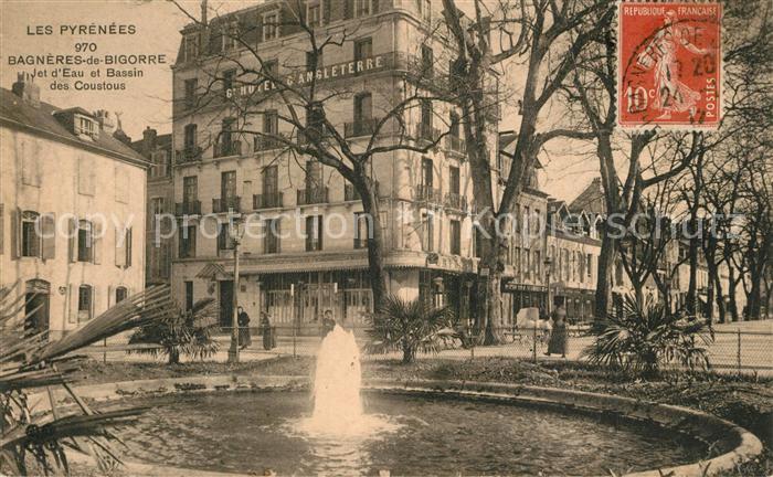 Bagneres-de-Bigorre Jet d_Eau et Bassin des Coustous