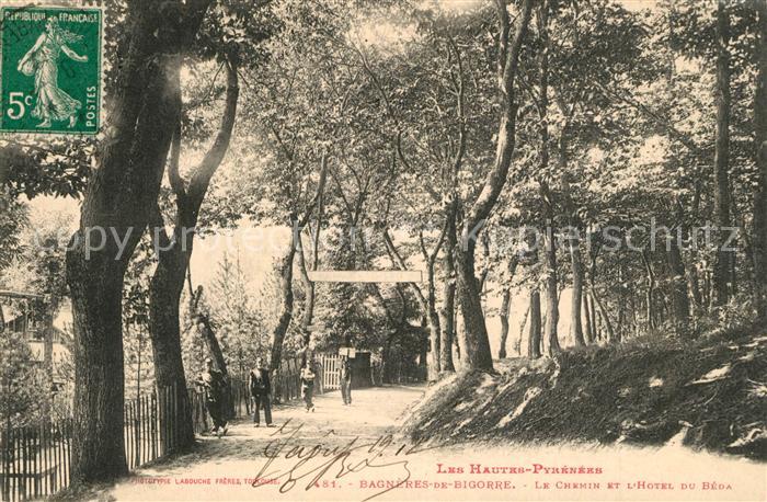 Bagneres-de-Bigorre Chemin Hotel du Béda