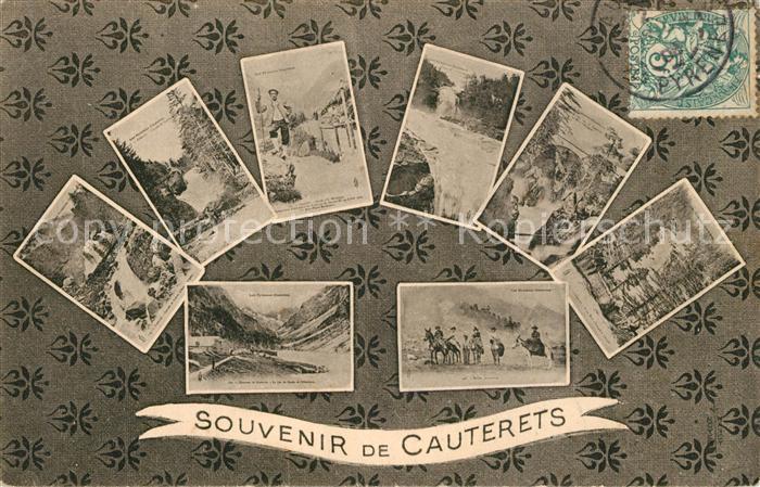 Cauterets Souvenir de la ville vues d ensemble