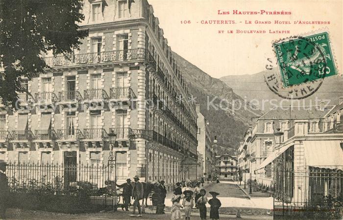 Cauterets Grand Hotel d Angleterre Boulevard Latapie