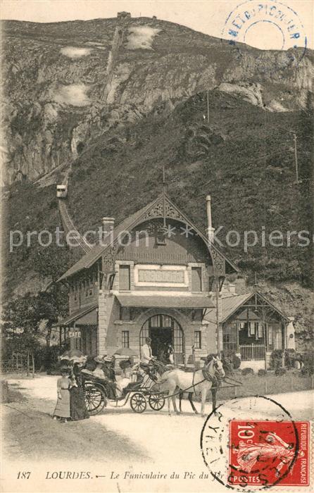 Lourdes Hautes Pyrenees Funiculaire du Pic du Jer