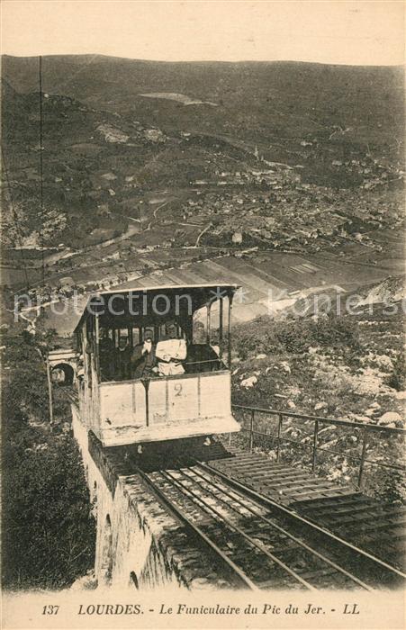 Lourdes Hautes Pyrenees Funiculaire du Pic du Jer