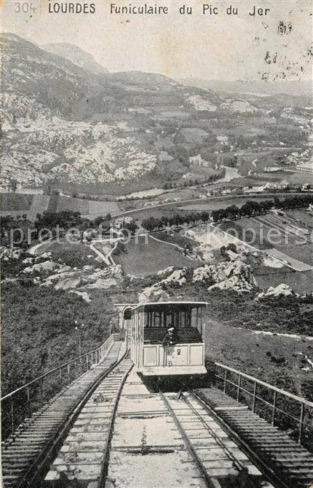 Lourdes Hautes Pyrenees Funiculaire du Pic du Jer