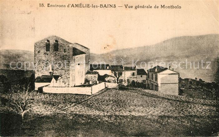 Amelie-les-Bains-Palalda Vue Generale de Montbolo
