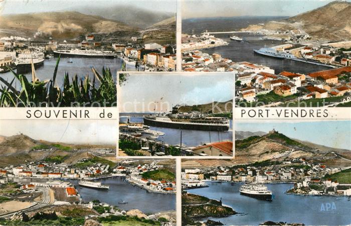 Port-Vendres Vues d ensemble en parcourant la Cote Vermeille Port