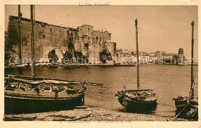 Collioure Chateau et la ville