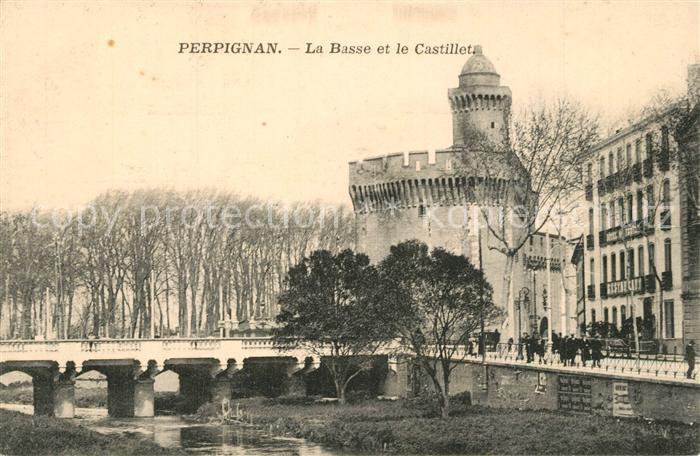 Perpignan La Basse et le Castillet