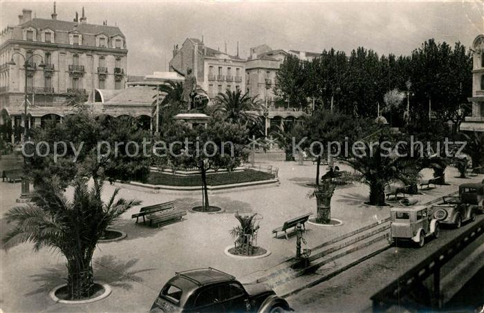 Perpignan Place Arago vue de l Hotel Régina