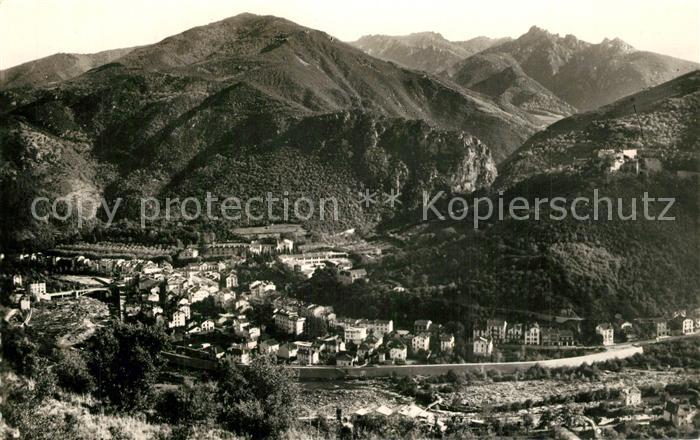 Amelie-les-Bains-Palalda Panorama Entrée des Gorges Fort Frontiè