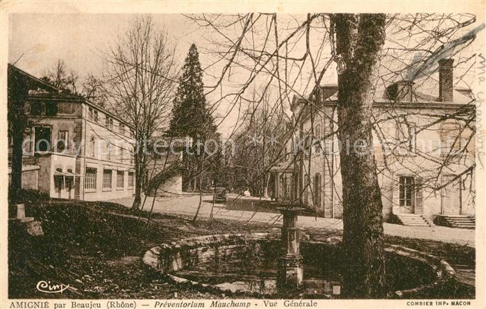 Amignie Beaujeu Preventorium Mauchamp fontaine