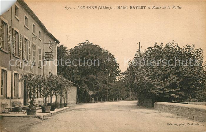 Lozanne Hotel Baylot Route de la Vallee