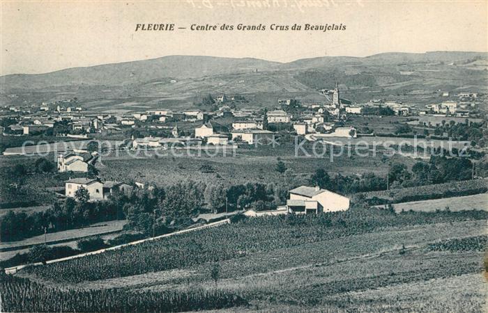 Fleurie Panorama Centre des Grands Crus du Beaujolais