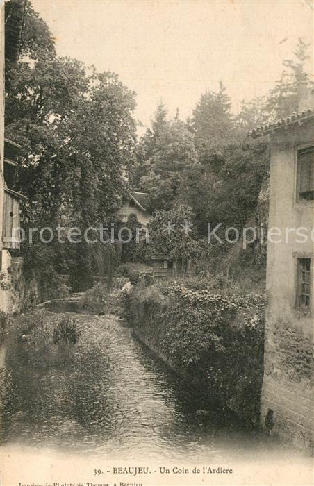 Beaujeu Rhone Un coin de l'Ardière