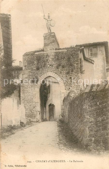 Chazay-d Azergues Le Babouin