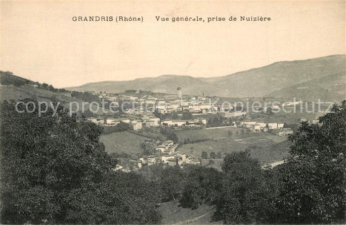 Grandris Vue panoramique prise du Nuizière