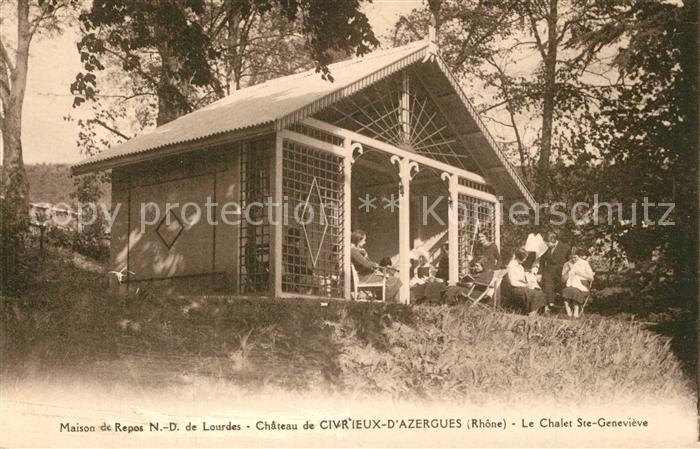 Civrieux-d Azergues Maison de Repos Notre Dame de Lourdes Chalet Sainte Geneviev