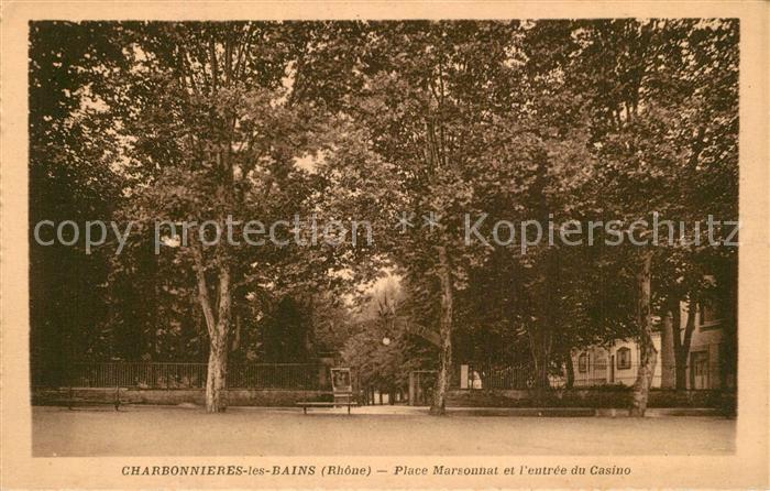 Charbonnieres-les-Bains Place Marsonnat Entrée du Casino