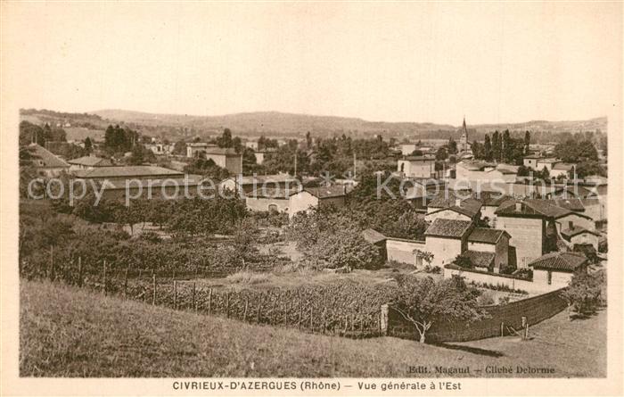 Civrieux-d Azergues Vue Generale a l'Est