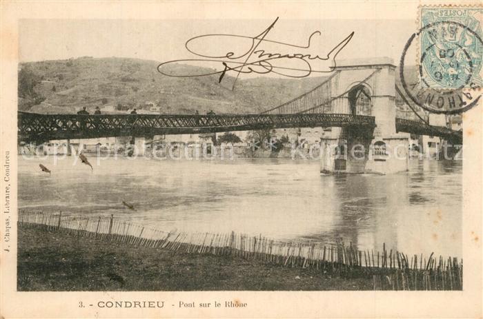Condrieu Pont sur le Rhône