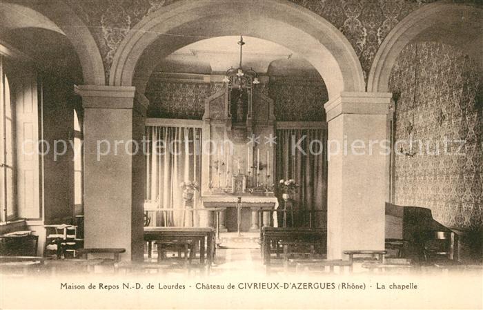 Civrieux-d Azergues Chapelle du Chateau Maison de Repos Notre Dame de Lourdes