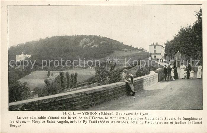 Yzeron Boulevard de Lyon Vallee de l'Yzeron