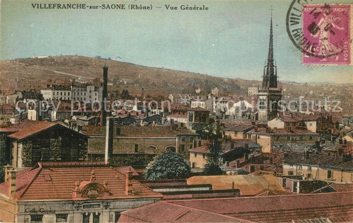 Villefranche-sur-Saone Vue Generale sur la ville Eglise