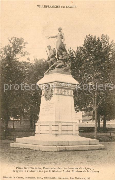 Villefranche-sur-Saone Place du Promenoir Monument des Combatt