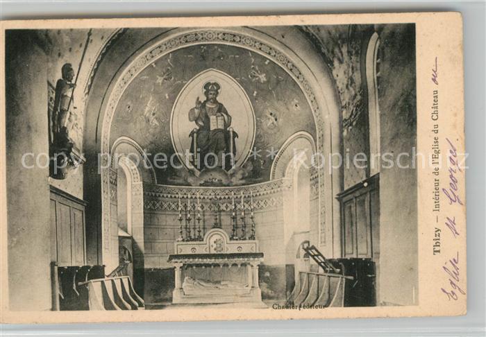 Thizy Rhone Intérieur de l'Eglise du Chateau