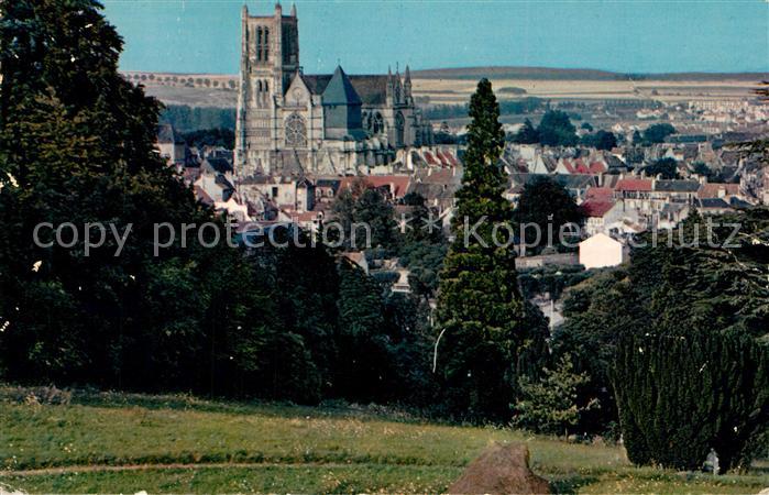 Meaux Seine et Marne Cathedrale Saint Etienne vue de la Colline d`Orgemont