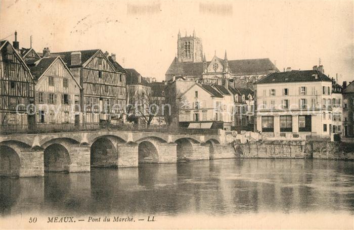 Meaux Seine et Marne Pont du March