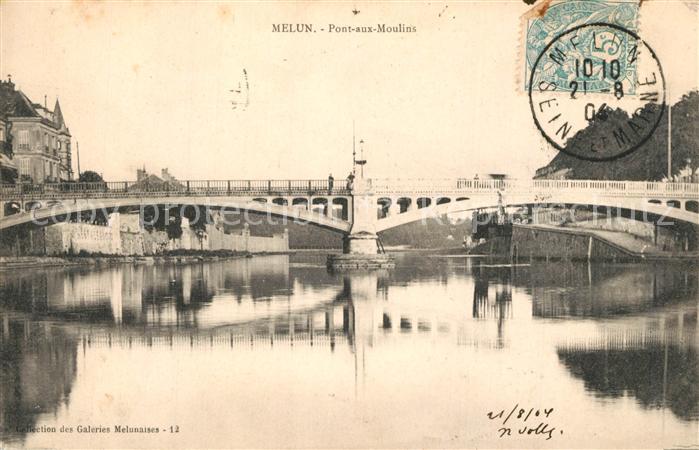 Melun Seine et Marne Pont aux Moulins