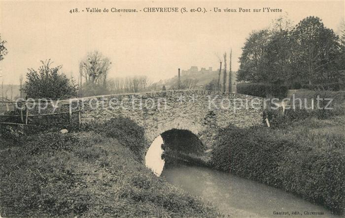 Chevreuse vieux Pont sur L Yvette