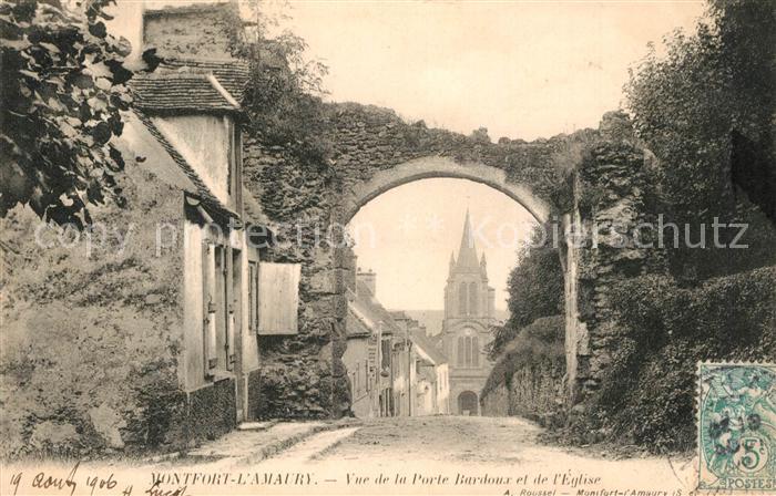 Monfort Amaury Port Bardoux et Eglise