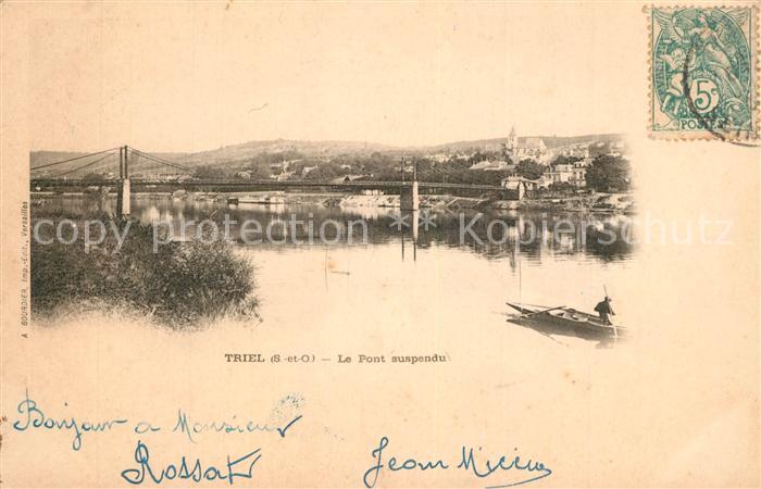 Triel-sur-Seine Pont auspendu
