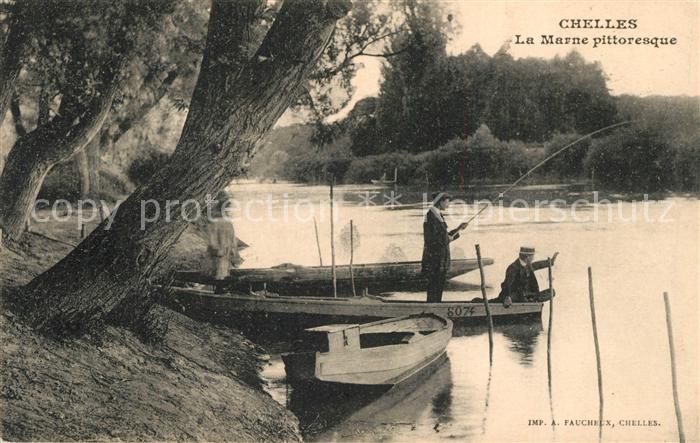 Chelles Seine-et-Marne La Marne pittoresque Angler