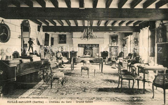 Ruille-sur-Loir Chateau du Gatz Grand Salon