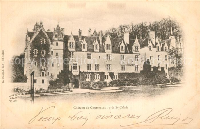 Saint-Calais Sarthe Chateau de Courtenvau