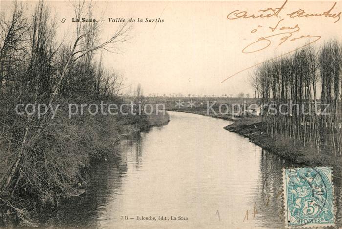 La Suze-sur-Sarthe Flusspartie