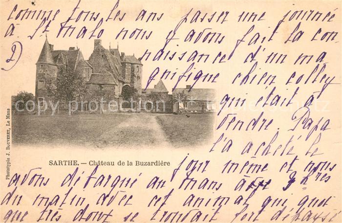 Sarthe La (Departm.) Chateau de la Buzardi?re