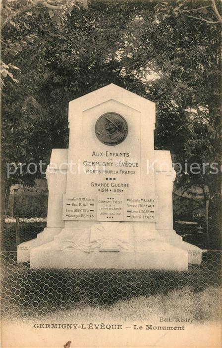 Germigny-l Eveque Le Monument