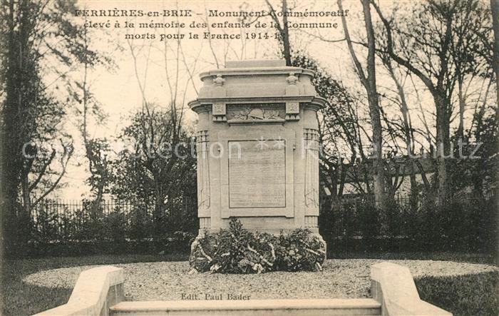 Ferrieres-en-Brie Monument Commemorativ