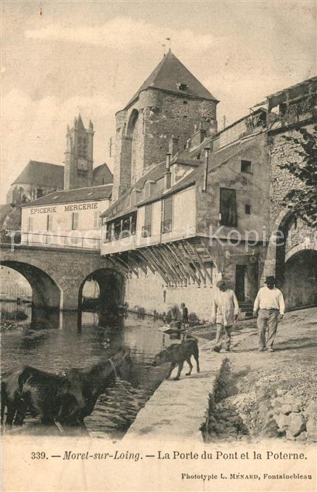 Moret-sur-Loing Porte du Pont et la Poterne