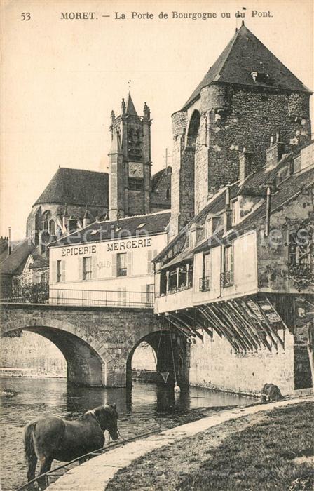 Moret-sur-Loing Port de Bourgogne ou du Pont