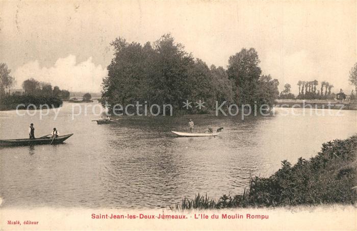 Saint-Jean-les-Deux-Jumeaux Ile du Moulin Rompu